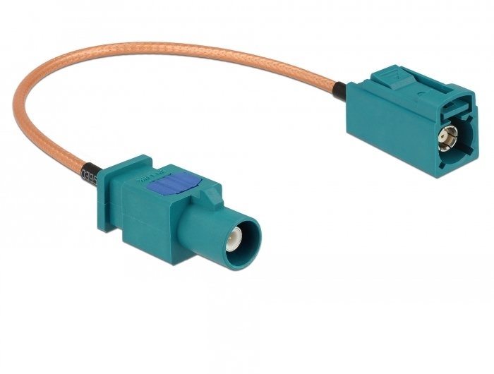 Delock Cable De Antena Fakra Z Macho > Fakra Z Hembra Rg-316 20 Cm