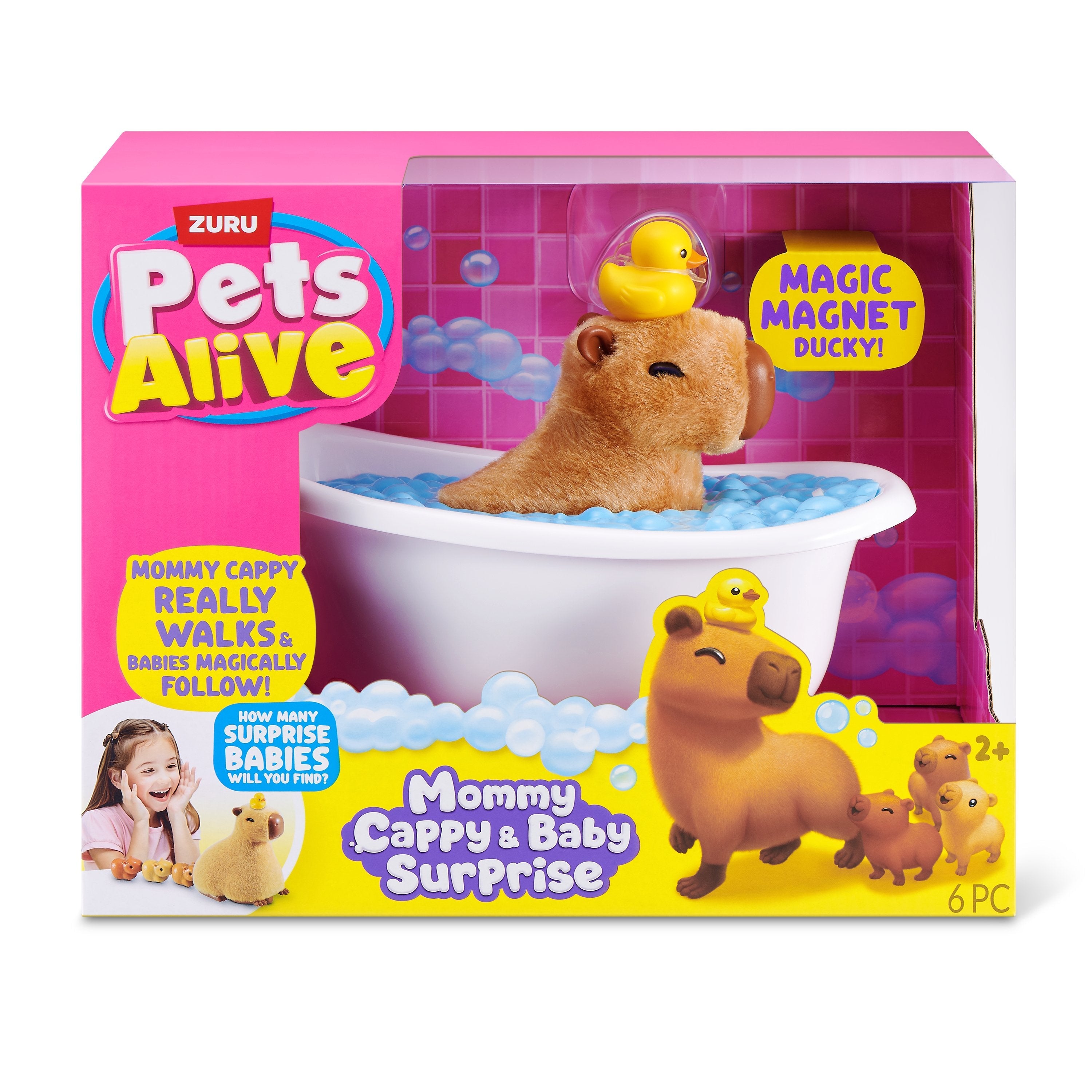Zuru Pets Alive - Mommy Capybara And Baby Surprise 9574