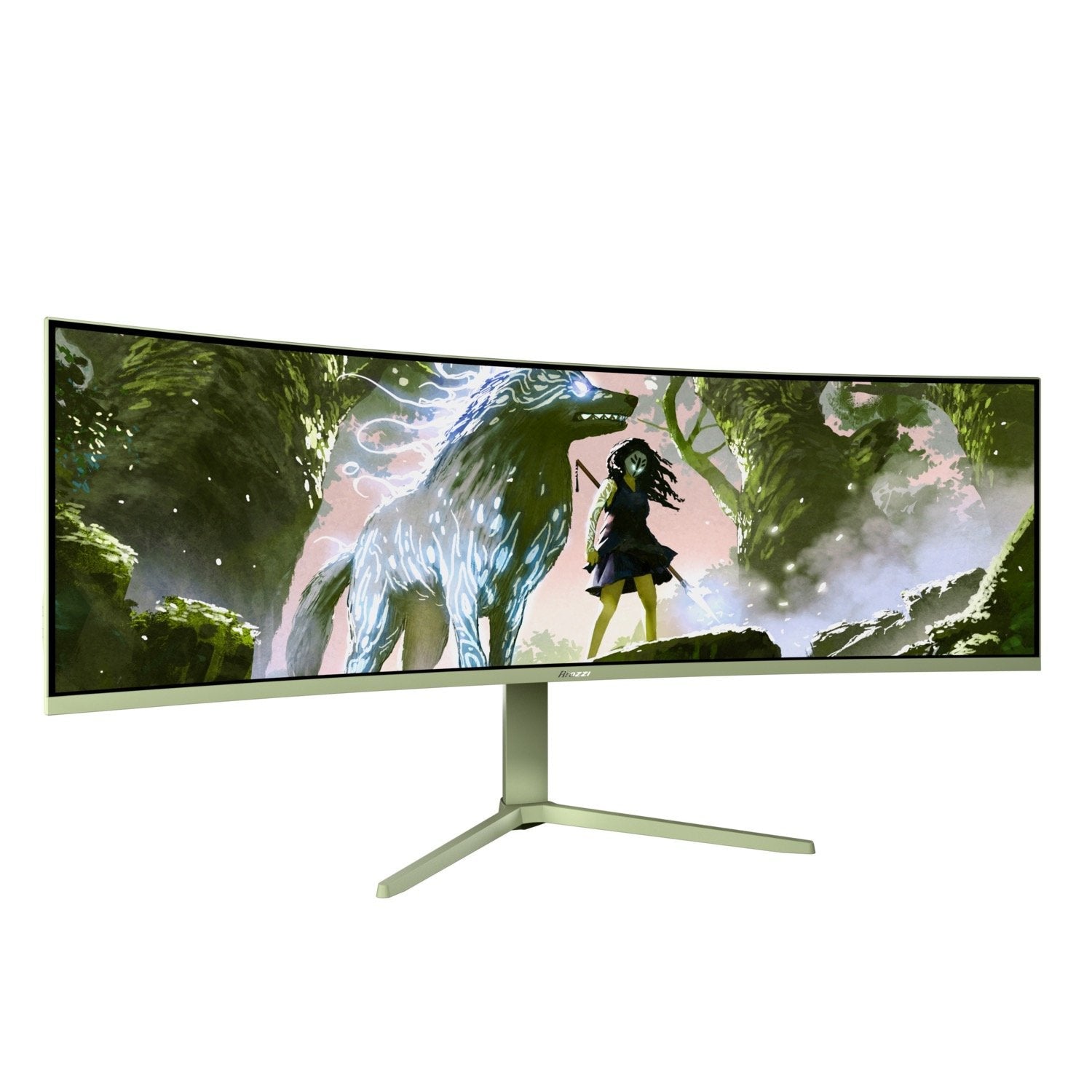 Arozzi Tft Nova 49" Va 165hz Curved Waldgrün