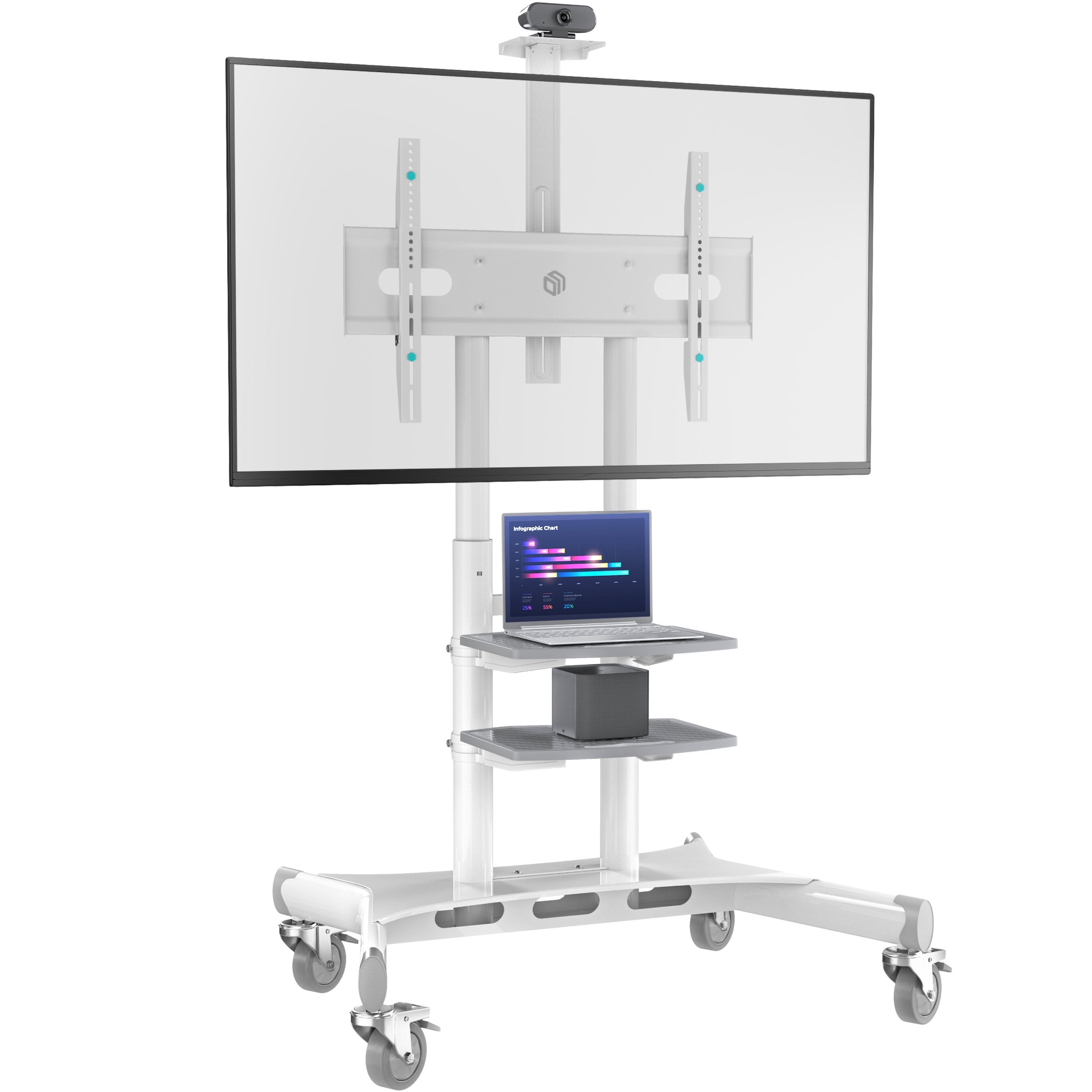 EAN 4603728441023 - ONKRON TS1881-W soporte para TV 2,18 m (86") Blanco imagen 2