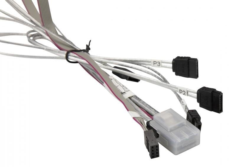 Supermicro 30awg, Ipass To 4 Sata, 55 45 35 30cm, W 55cm Sb