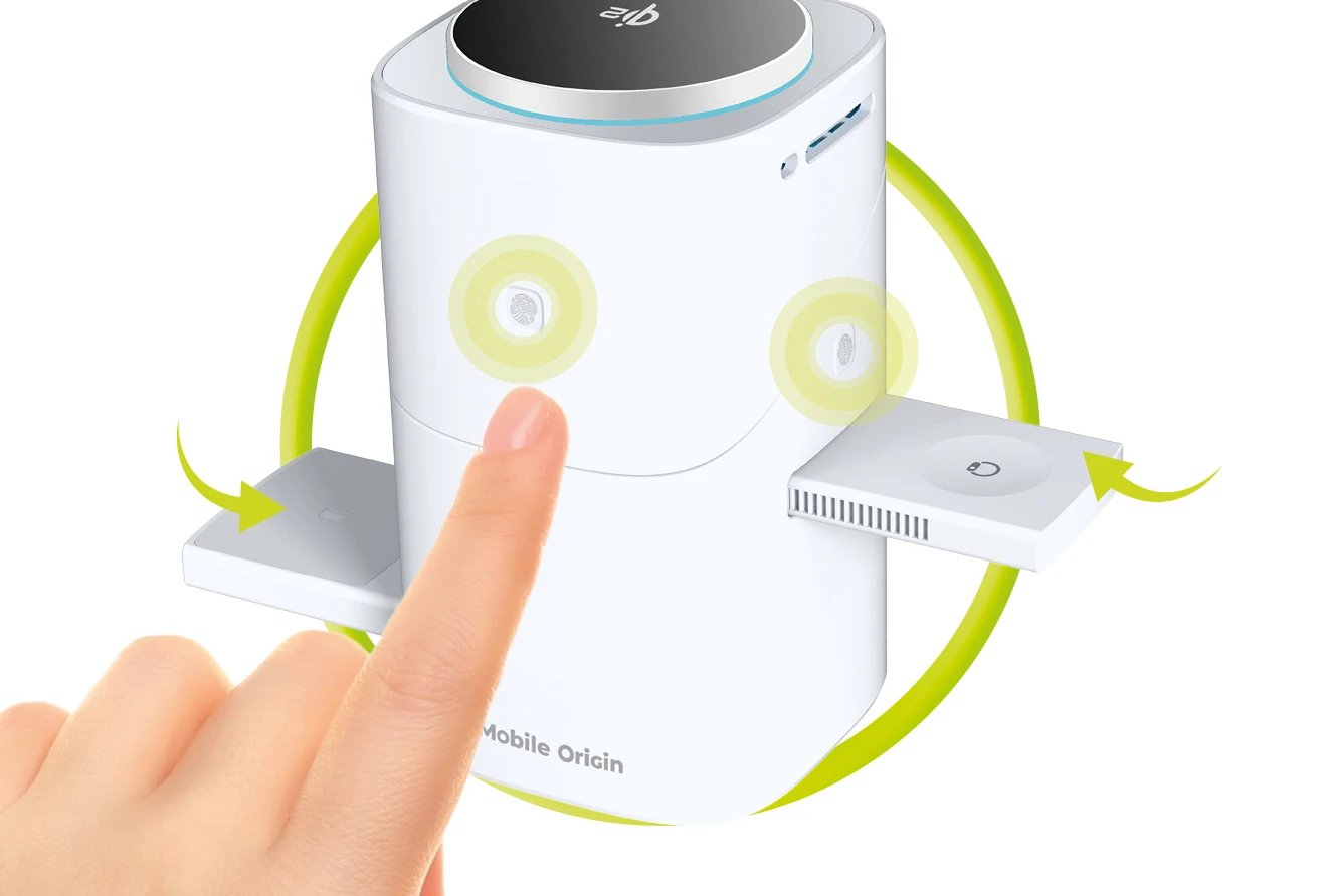 Mobile Origin 3in1 Wireless Qi2 Charging Station Pw11 White