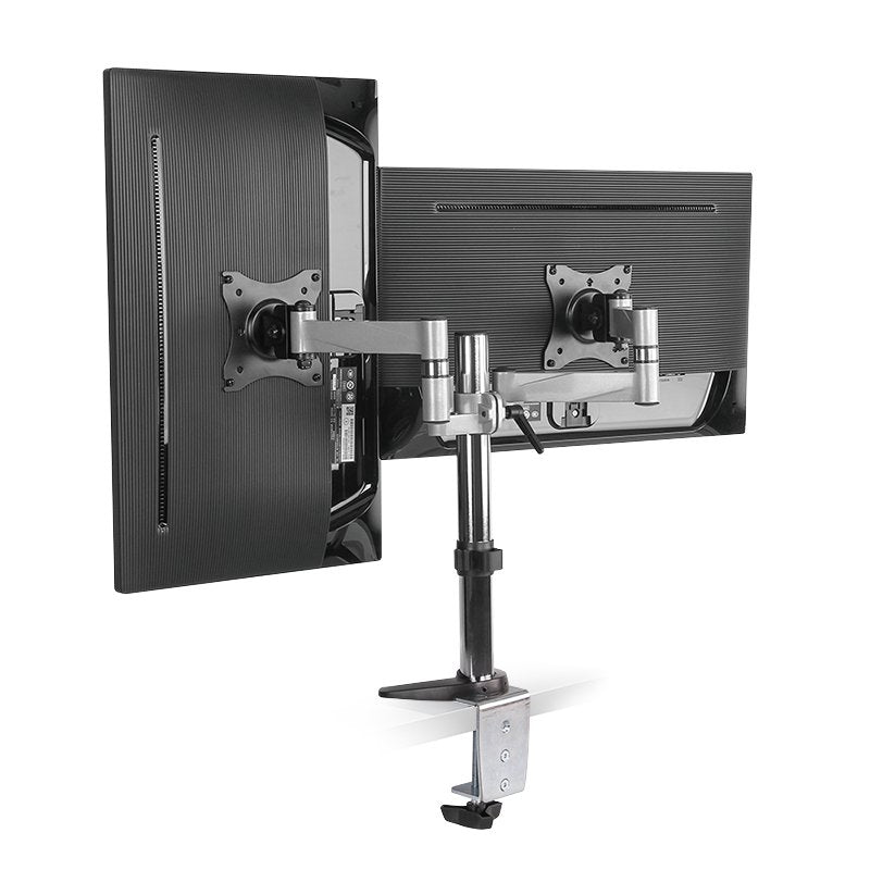 Logilink Bp0077 Soporte De Mesa Para Pantalla Plana 68,6 Cm (27") Atornillado Negro, Acero Inoxidable