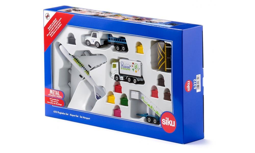 Set De Súper Aeropuerto De Siku, Vehículo Modelo 4006874063123.0