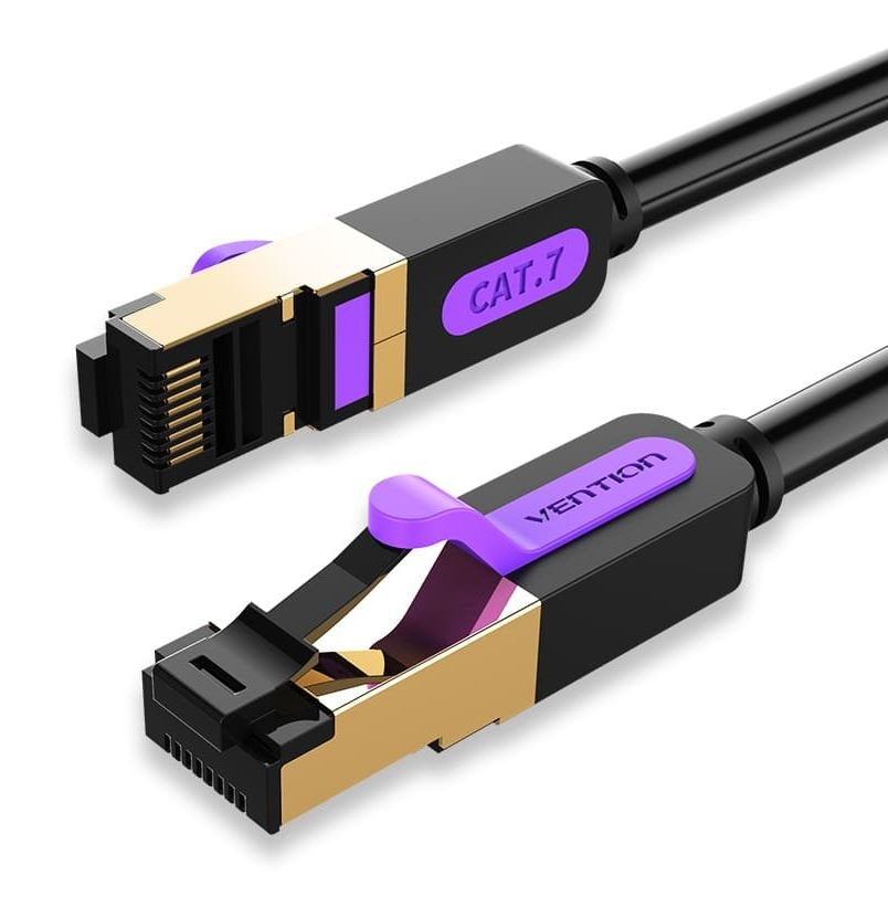 Cable De Red Rj45 Sftp Vention Icdbg Cat7 1.5m Negro