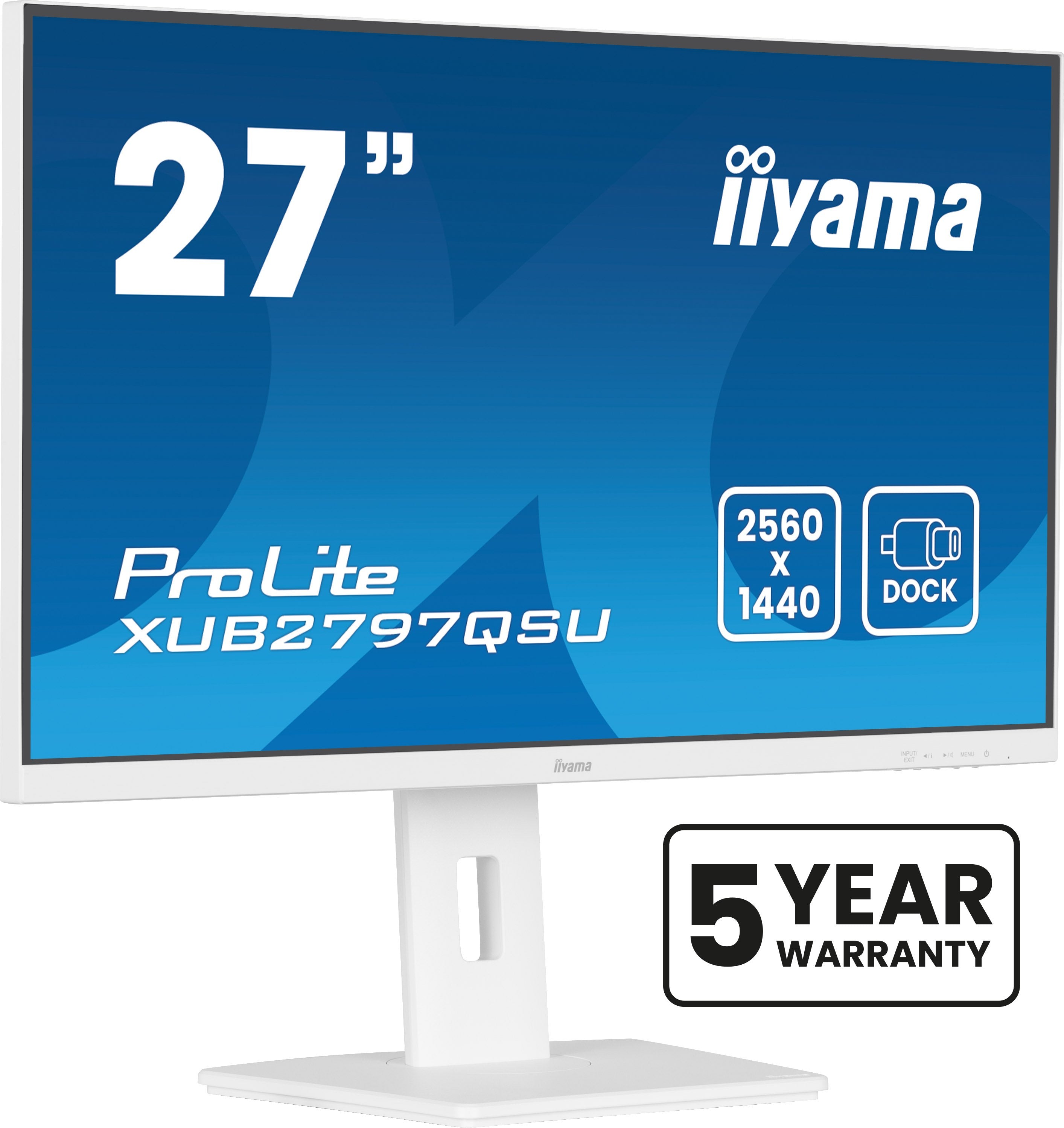 EAN 4948570125111 - iiyama ProLite XUB2797QSU-W2 pantalla para PC 68,6 cm (27") 2560 x 1440 Pixeles Quad HD LED Blanco imagen 1