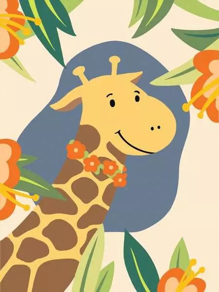 Ravensburger Creart - Hola Jirafa, Pintura 23903