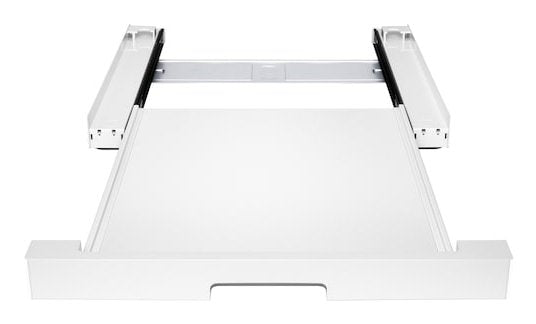 Lg Dk2w Stacking Kit With Slide-Out Shelf, White