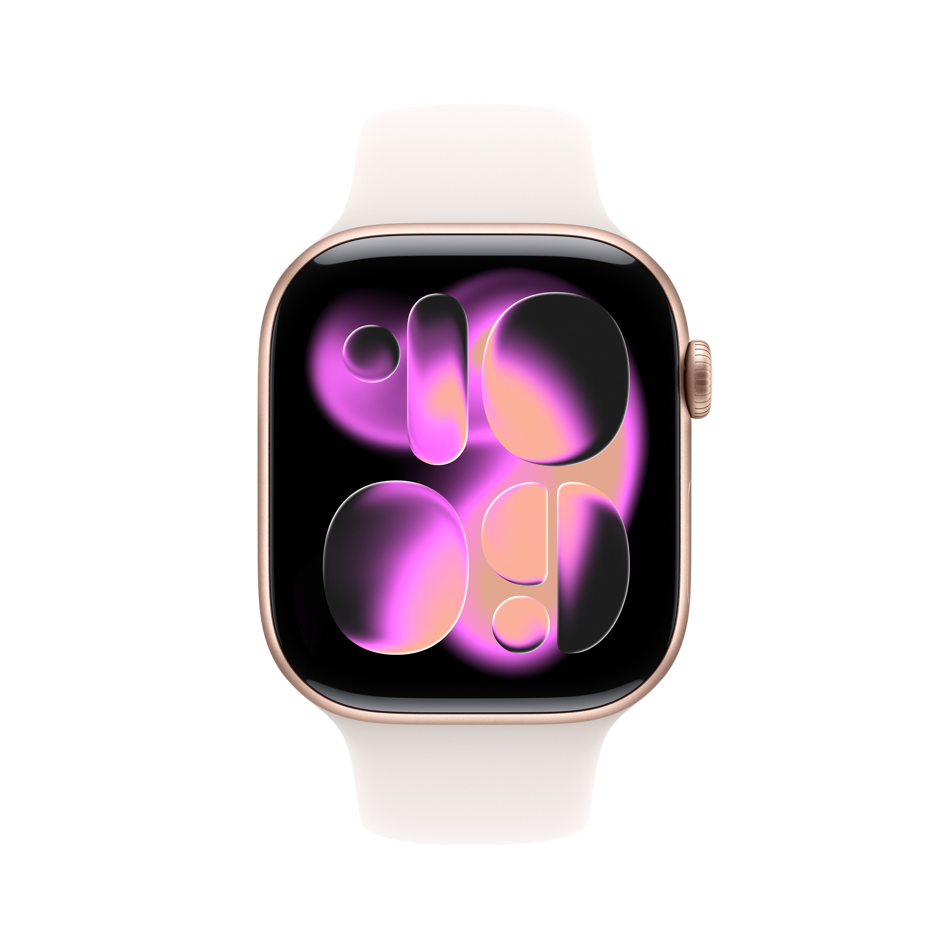 Apple Watch S11 Aluminium 46mm Rosegold (Sportarmband Blassrosa) M L