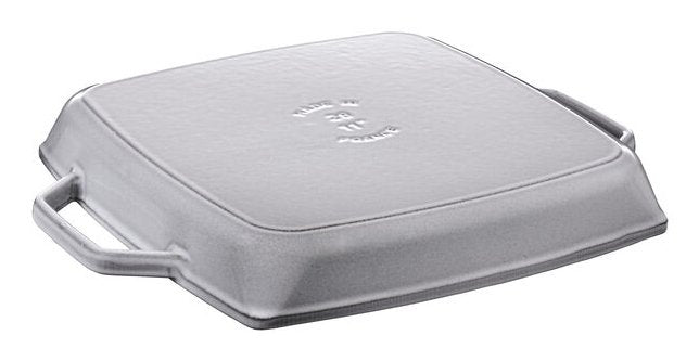 Staub Grill Pan Induction Squared 28cm Graphite Grey