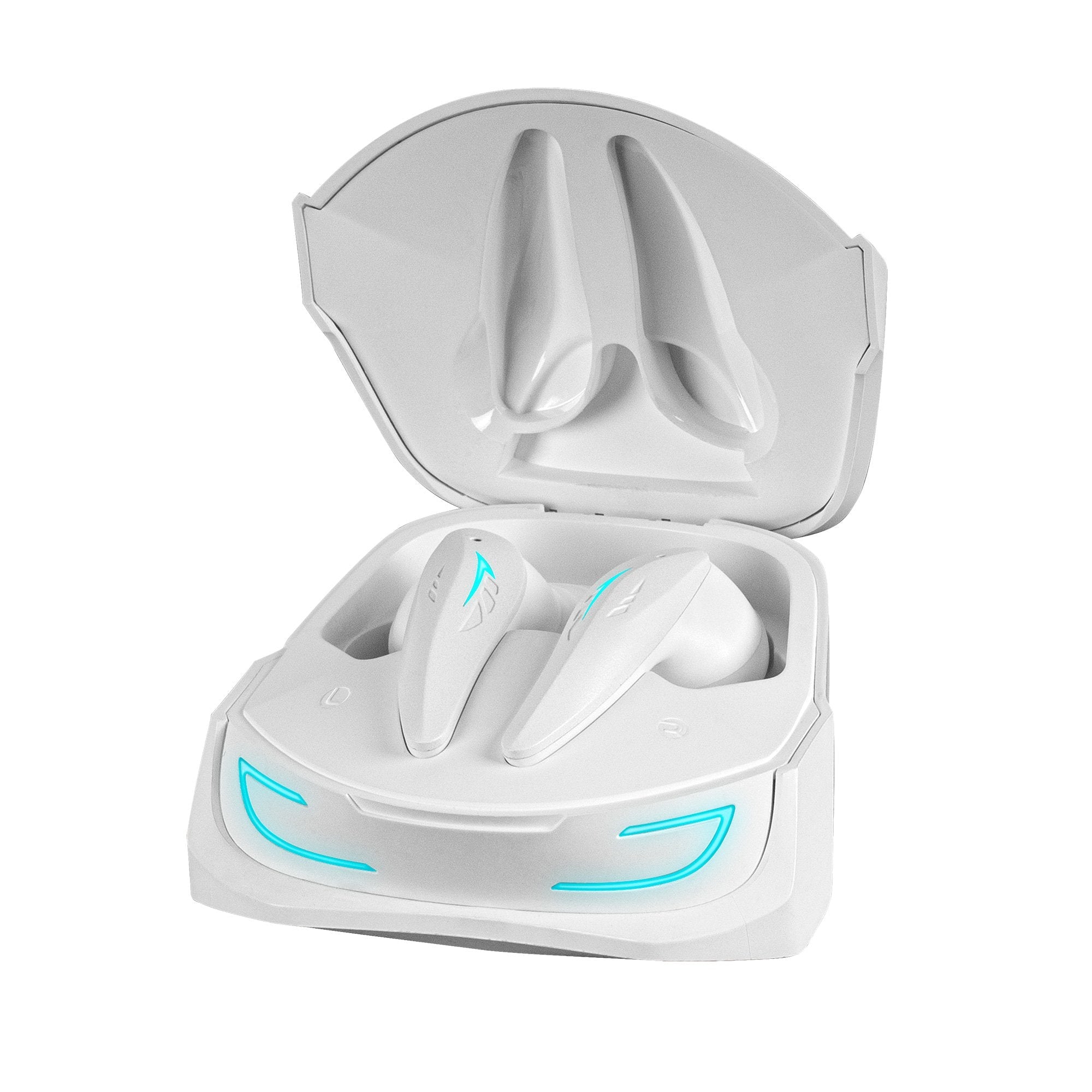 Auriculares Bluetooth Mars Gaming Mhi-Ultra Con Estuche De Carga Autonomía 7-8h Blancos