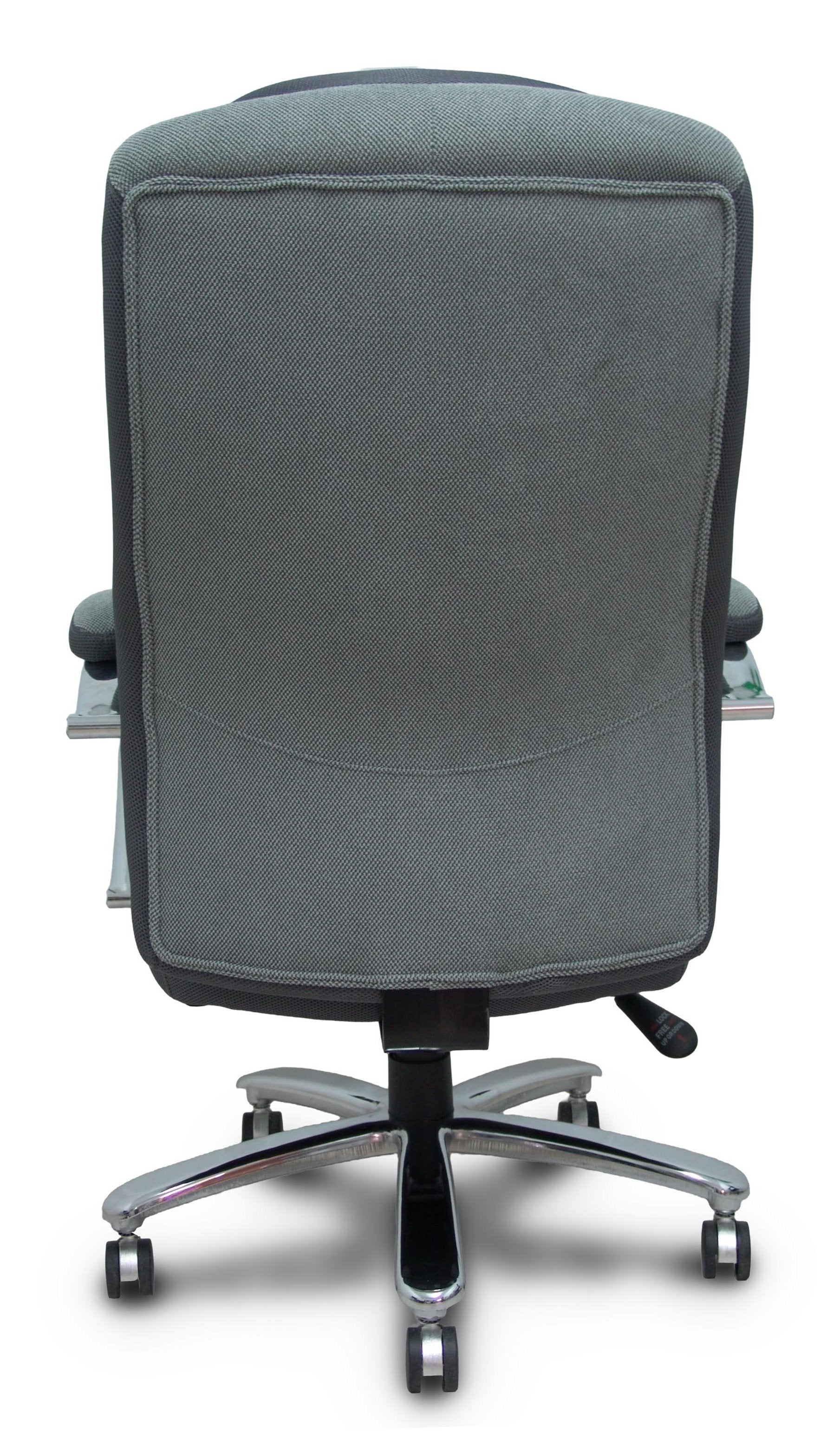 Piqueras Y Crespo Forol Sillon Ergo531 Basculante Tapizado Tela Y 3d Color Gris Base Cromo Ruedas Nailon 60mm