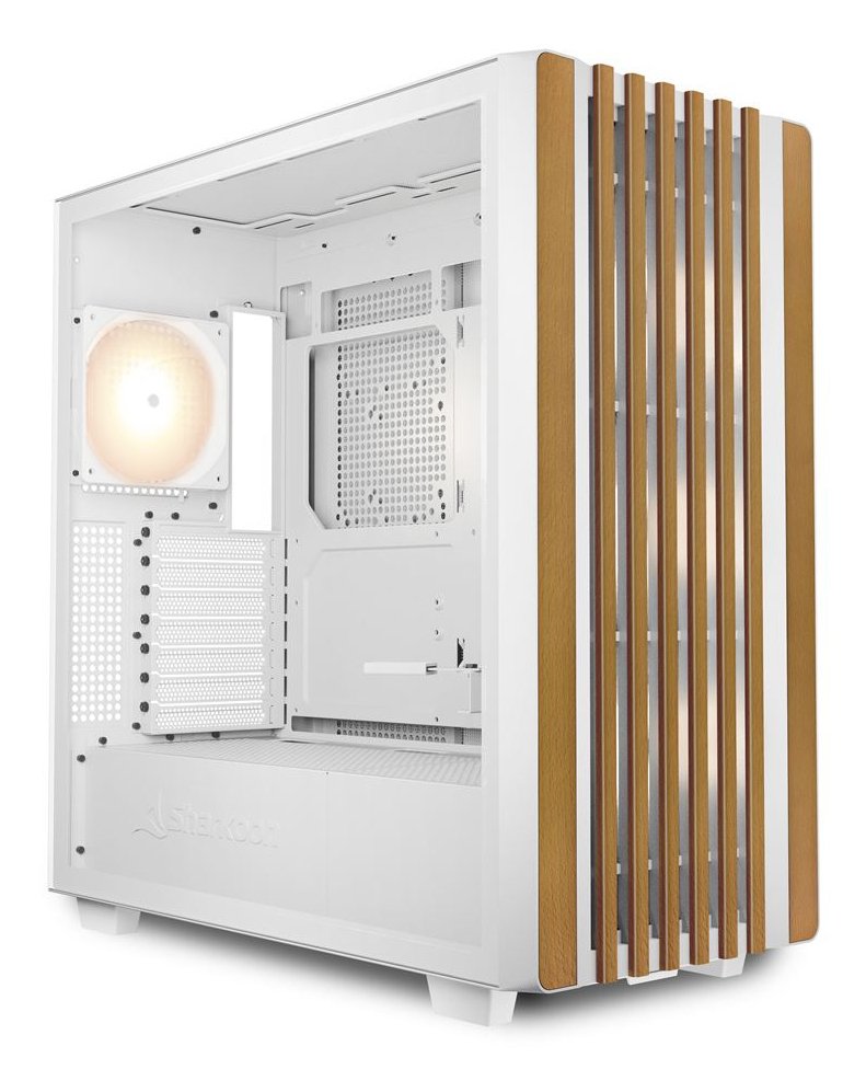EAN 4044951040209 - Sharkoon REBEL C70G RGB Full Tower Blanco, Madera imagen 4