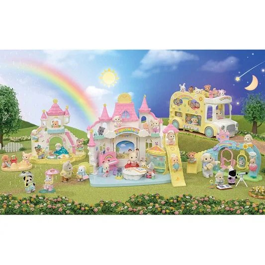 Epoch Sylvanian Families - Erlebniskindergarten Freunde "Übernachtungsparty" 5750