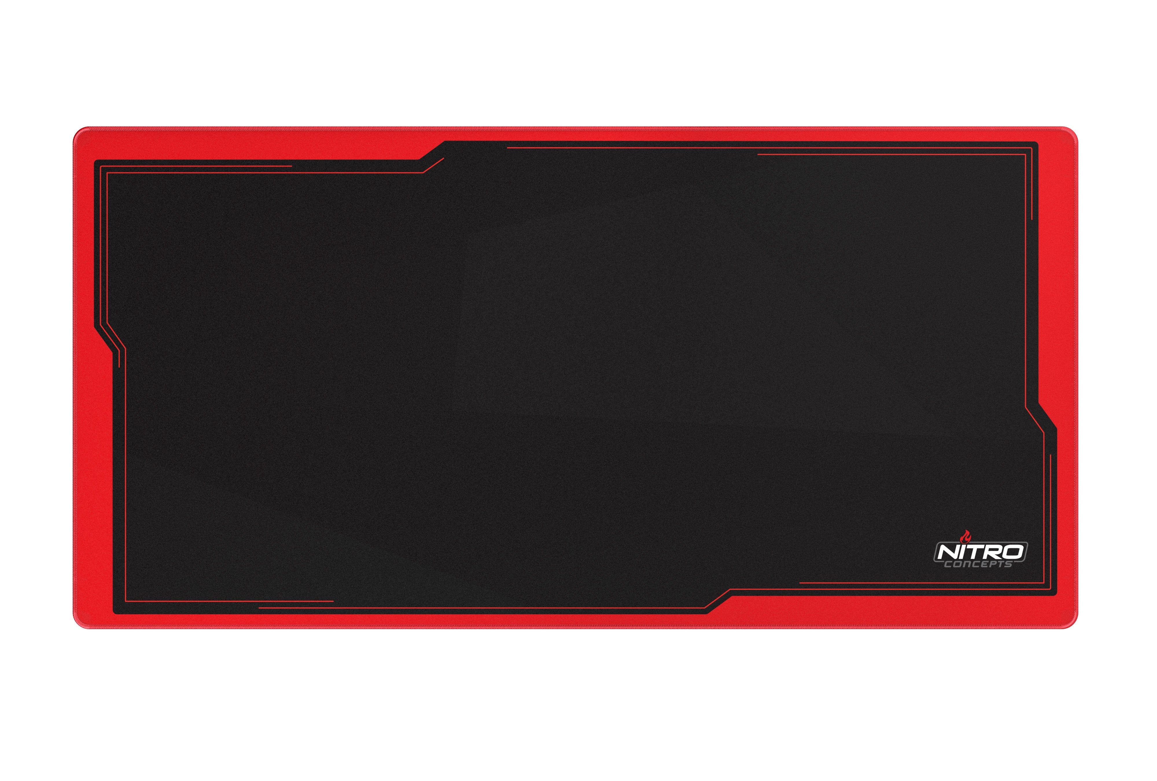 Nitro Concepts Dm12 Alfombrilla De Ratón Para Juegos Negro, Rojo