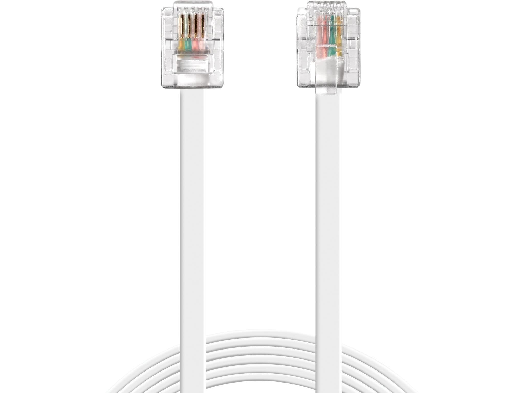 Sandberg Cable De Telefono Rj11-Rj11 10m