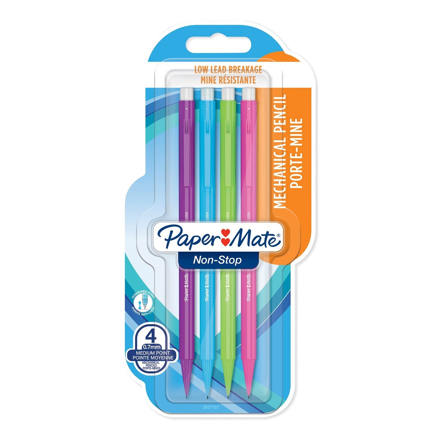 EAN 3501179061221 - Papermate SharpWriter lápiz mecánico 0,7 mm HB 4 pieza(s) imagen 1