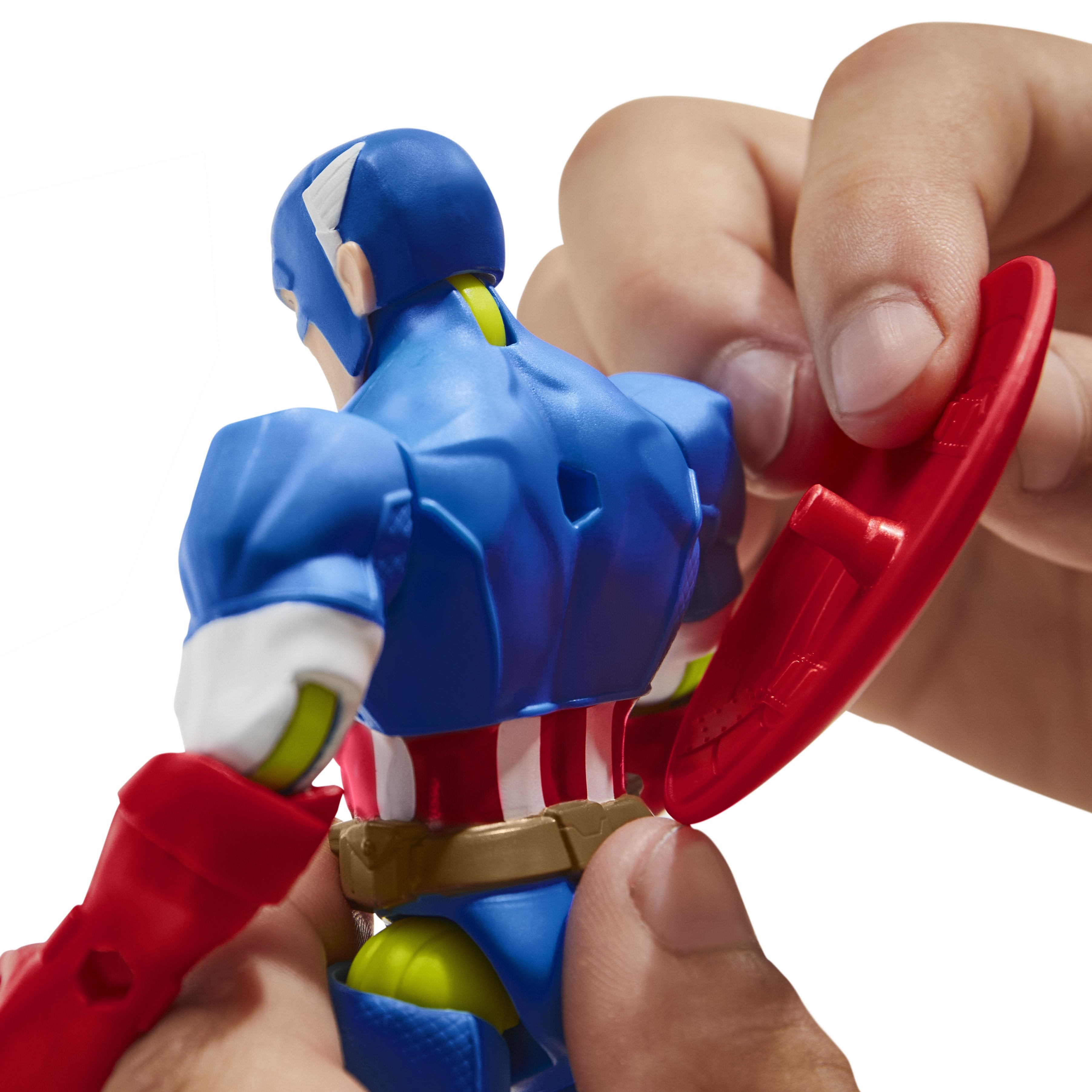 Figura Capitan America Mix Mashers Marvel 12cm