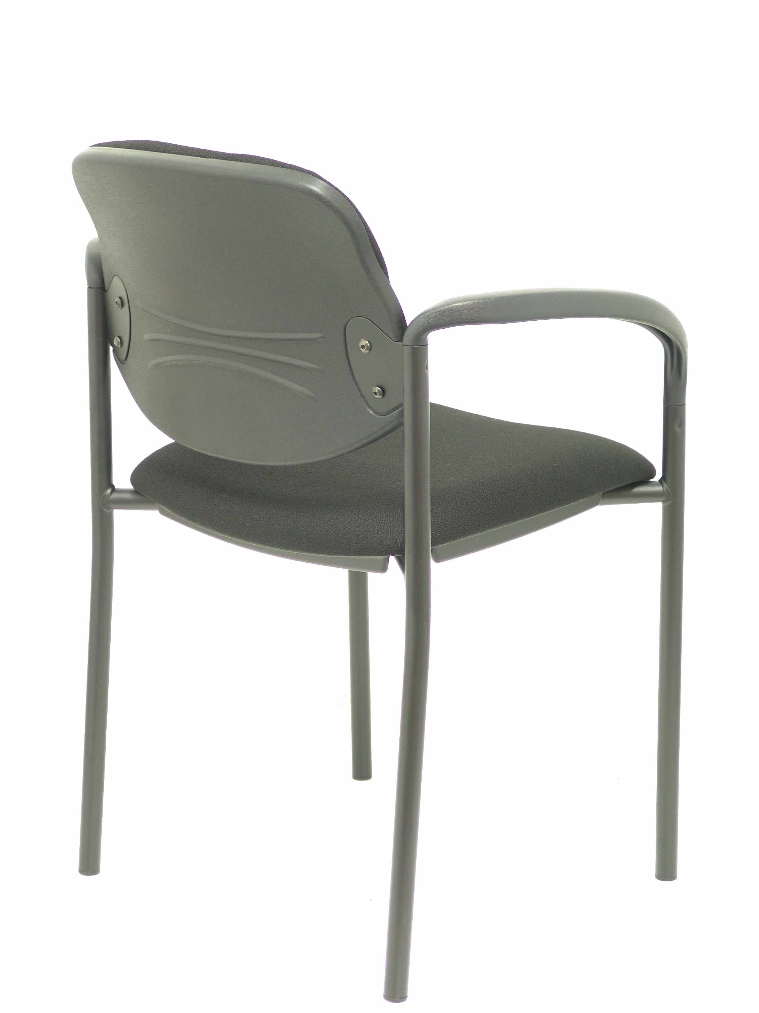 Silla Fija Villalgordo Bali Negro Chasis Negro Co