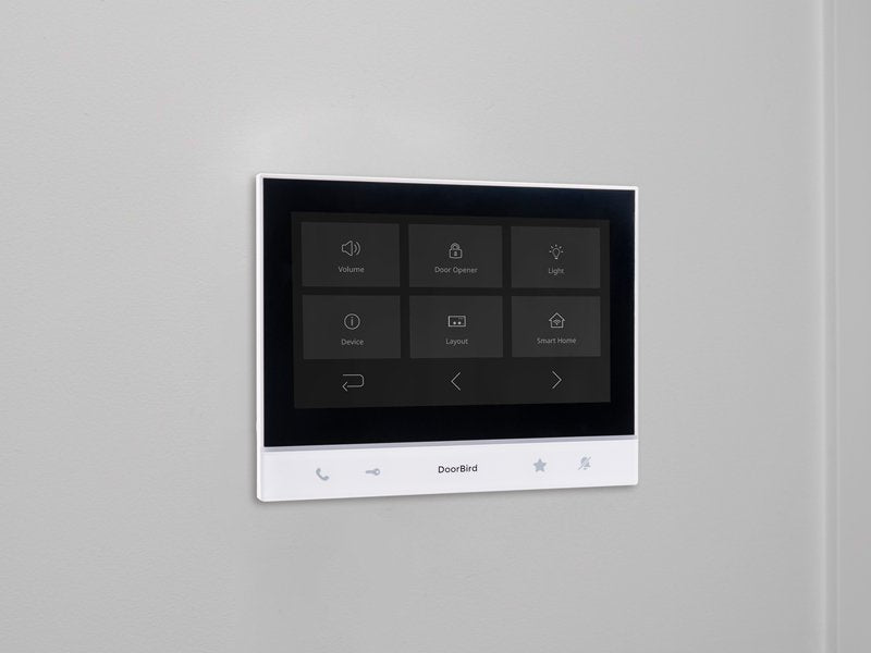 Doorbird A1103t, 17,8 Cm (7"), Ips, 1024 X 600 Pixel, Kapazitiv, Blanco, Negro, Schnelles Ethernet