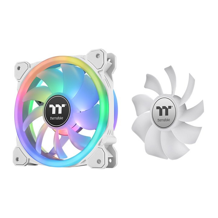 Thermaltake Swafan 12 Rgb Radiador Fan Tt Premium Edition White (3-Fan Pack) Cl-F145-Pl12sw-A