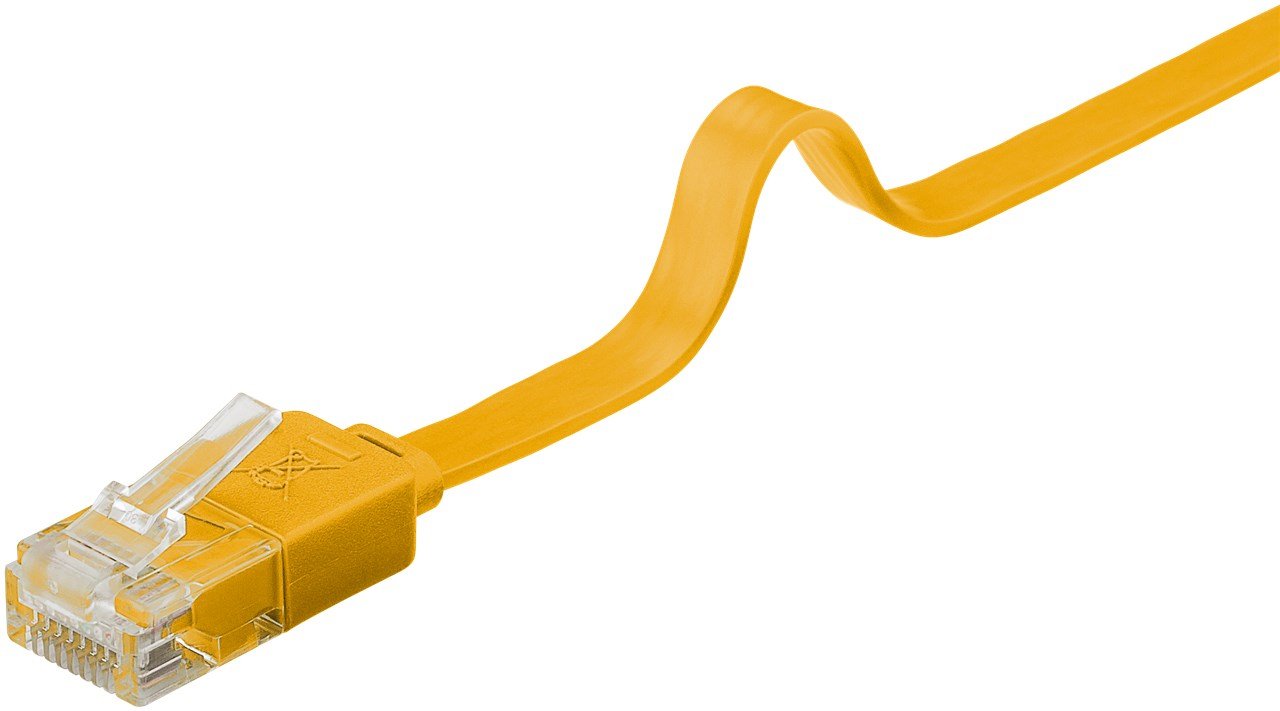Proxtend Flat Network Cable Cat6 U/Utp 3m Yellow