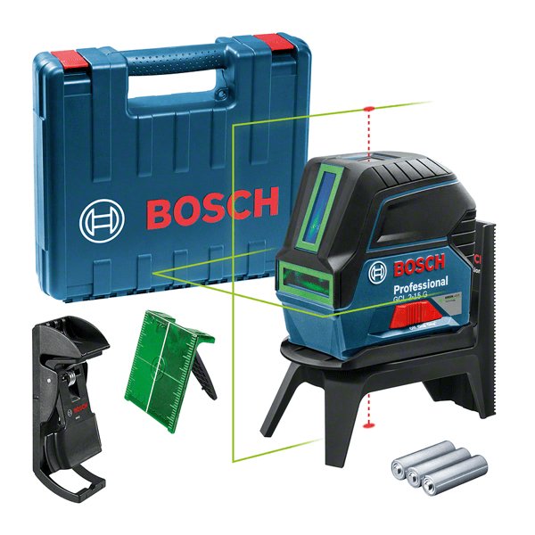 EAN 3165140869553 - Bosch GCL 2-15 G Nivel de línea/punto 10 m 500-540 nm (< 10 mW) imagen 1