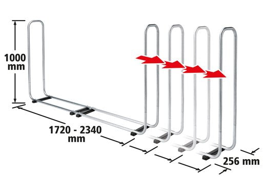 Soporte Metalico Para Almacenar Leña 5122000 Wolfcraft