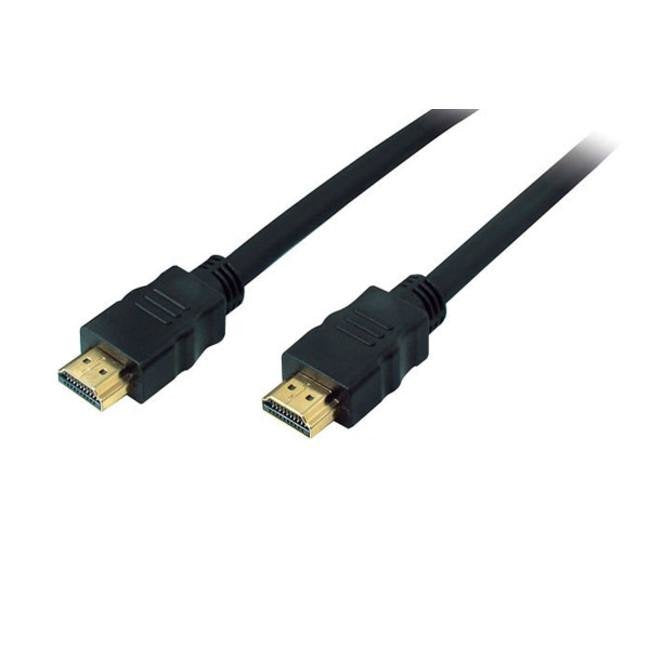 Cable Hdmi 1m 3d Ethernet 4k Chapado En Oro Negro