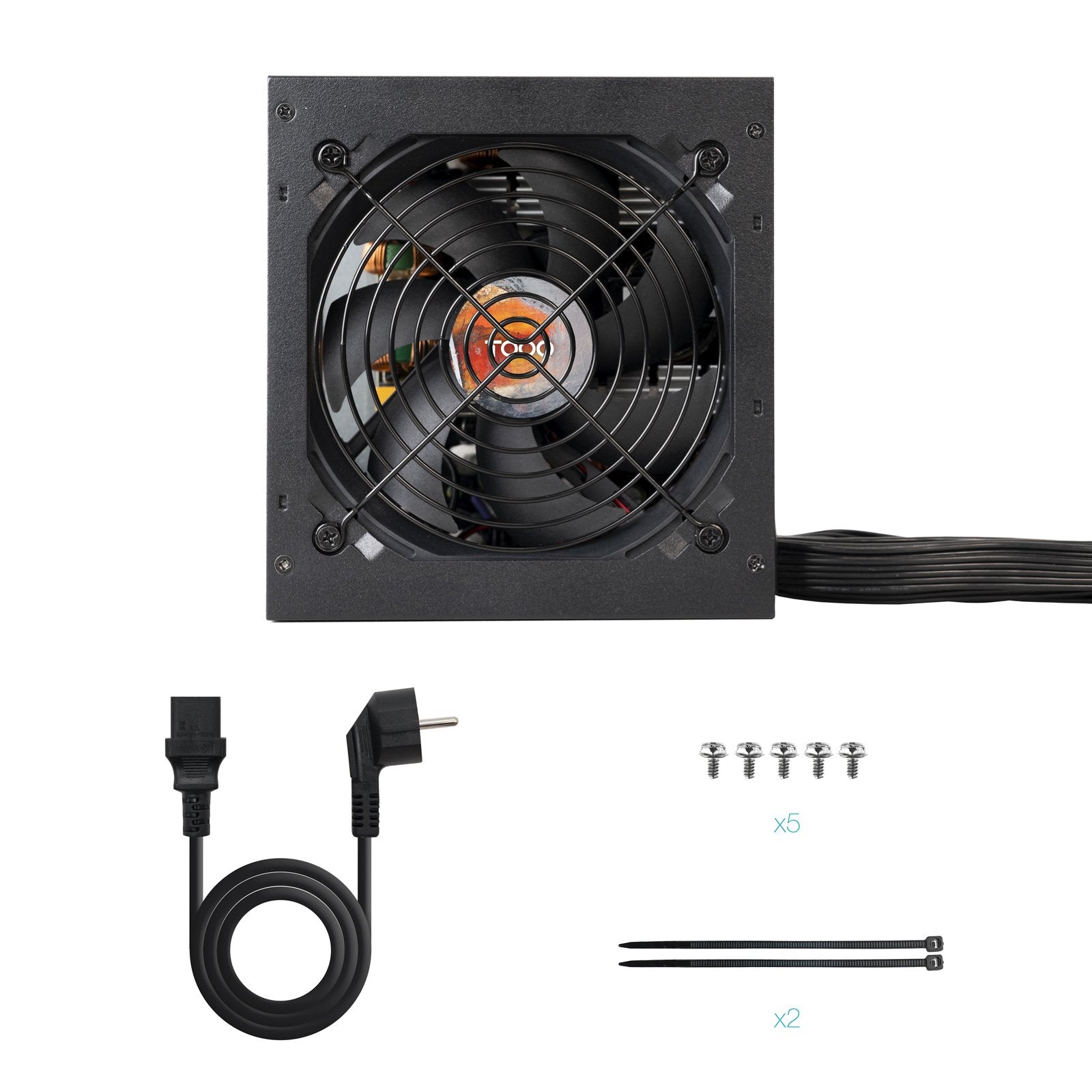 EAN 8433281016347 - TooQ TQHELIOS-850SP unidad de fuente de alimentación 24-pin ATX Negro imagen 6