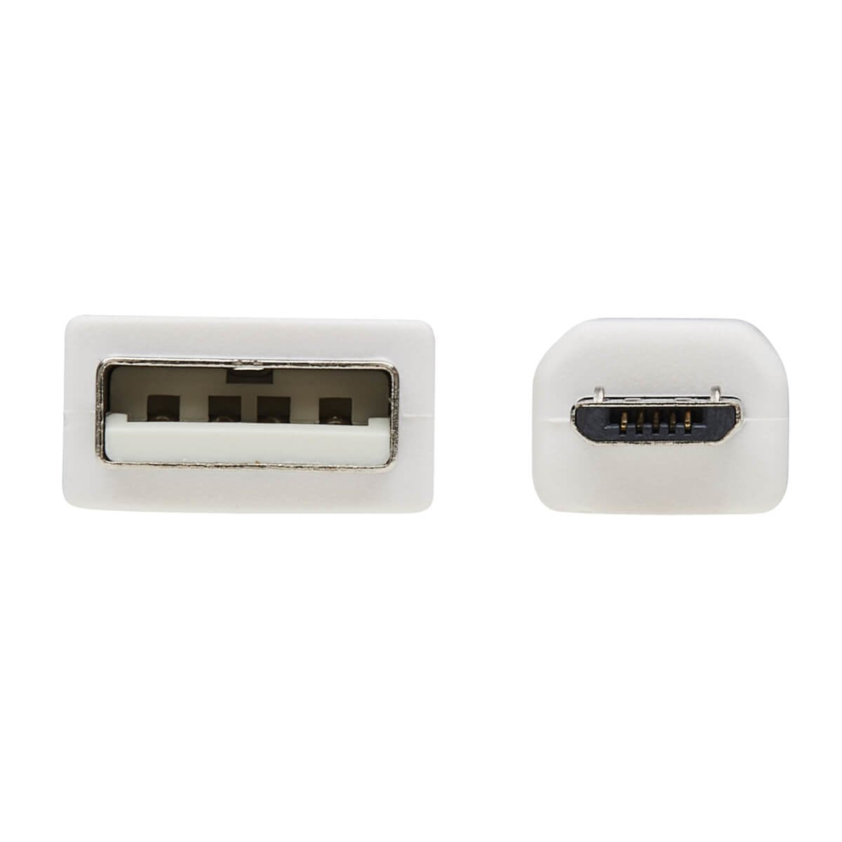 Eaton Tripp Lite   Safe-It Usb-A To Usb Micro-B Antibacterial Cable (M/M) Usb 2.0 White 6-Ft. (1.83 M)