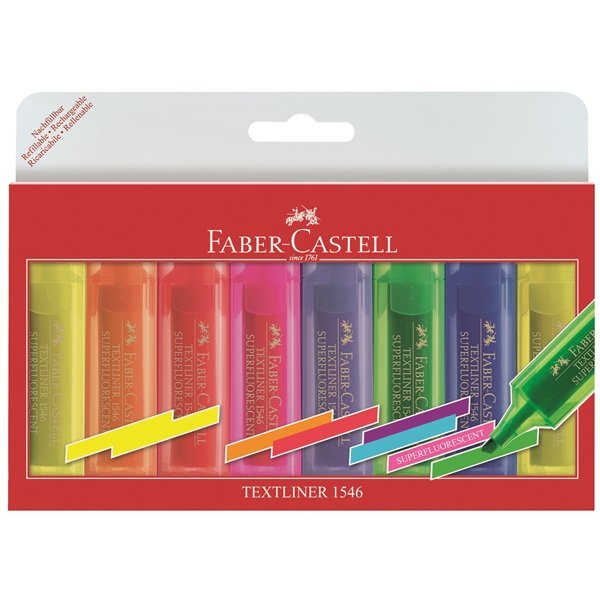 EAN 4005401546627 - Faber-Castell TEXTLINER marcador 8 pieza(s) Multi imagen 1