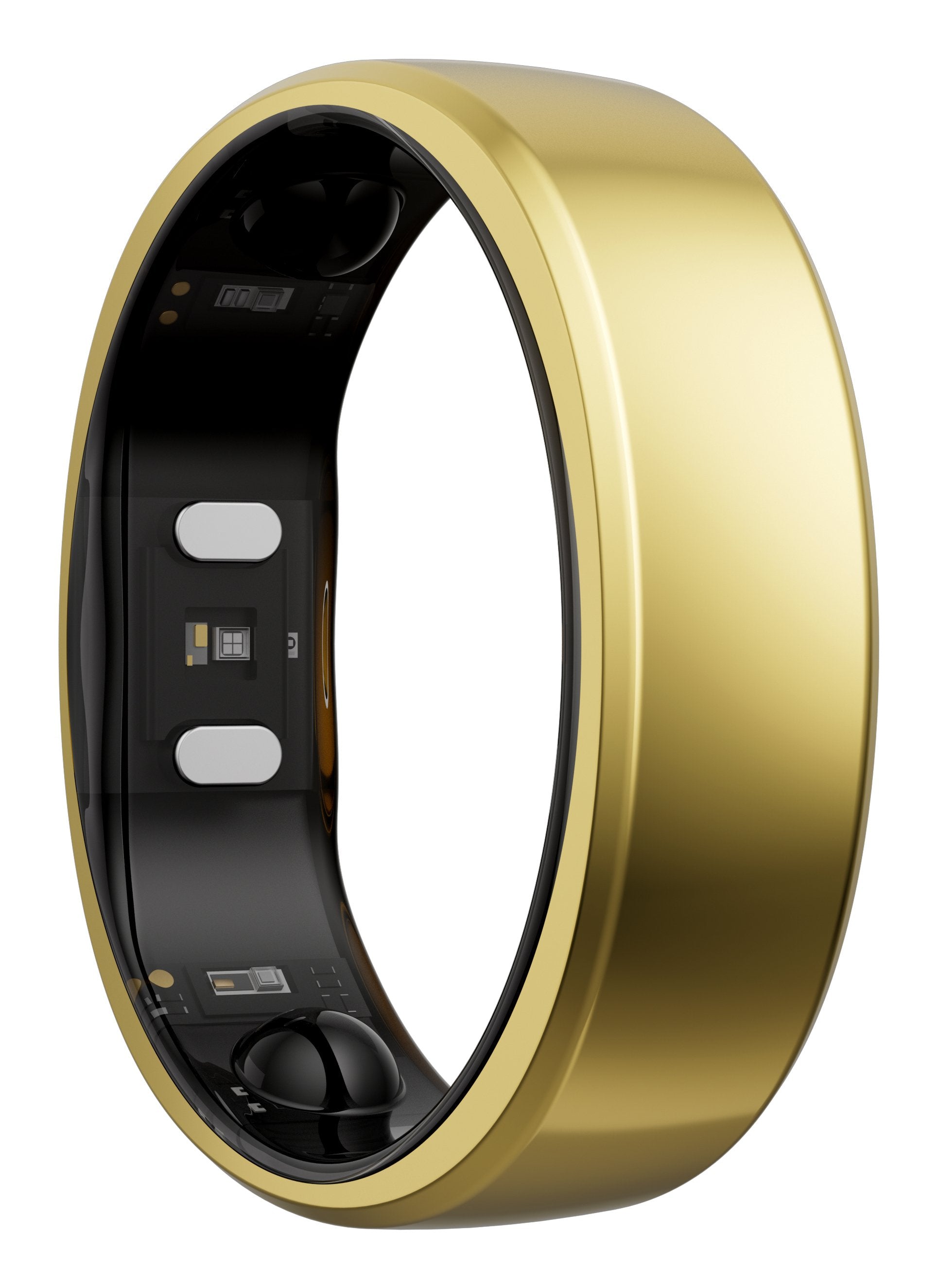 Anillo Inteligente Ringconn Gen2 Para Mujeres Y Hombres - Portátil Para Seguimiento Del Sueño Y La Actividad Física - Frecuencia Cardíaca - Color Oro King, Talla 10