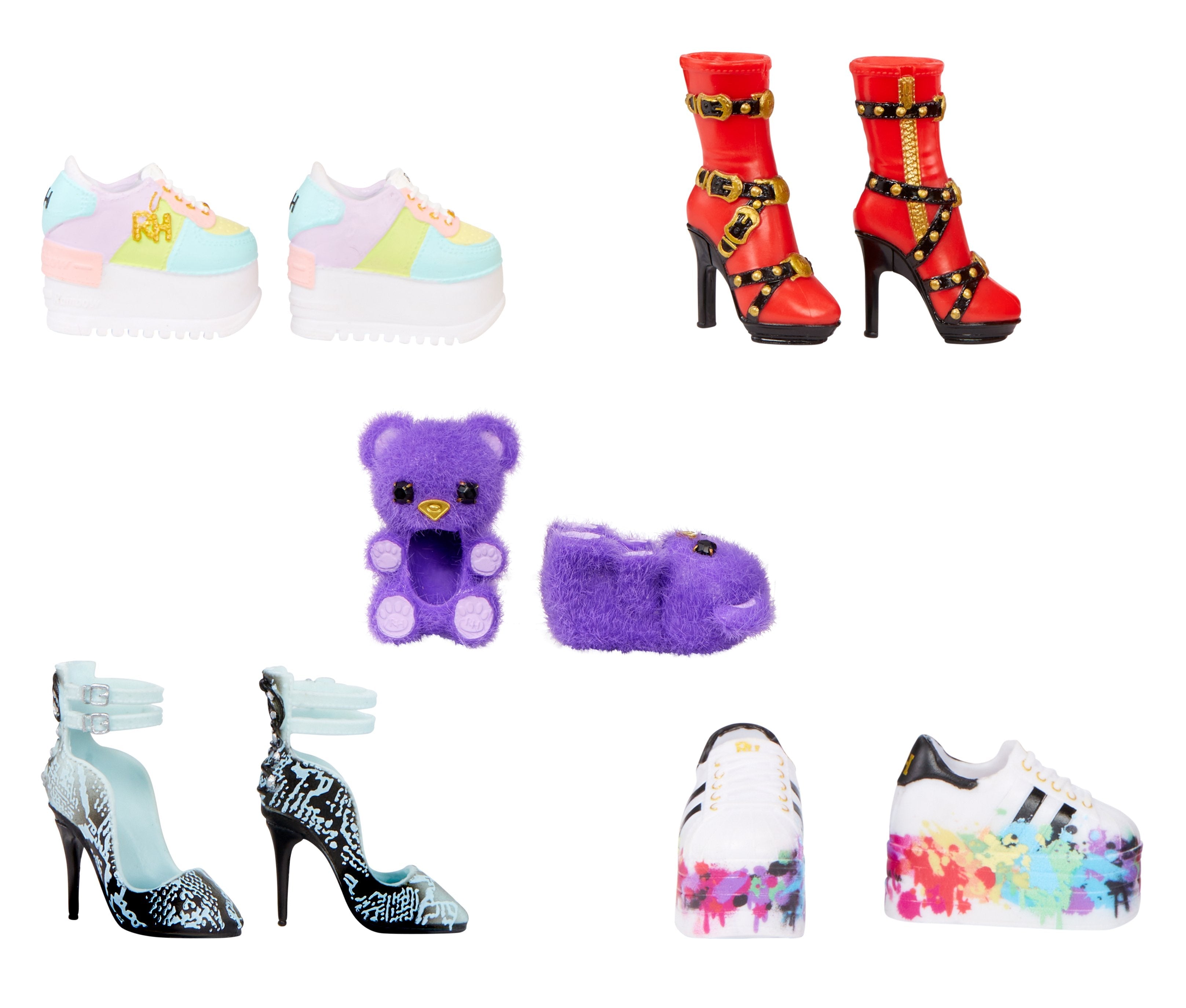 EAN 0035051586074 - Rainbow High Accessories Studio Series 1, S Assortment in PDQ Zapatos de muñeca imagen 10