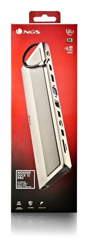 EAN 8435430624519 - NGS WONDERDOCK 12 PRO USB Tipo C Plata imagen 4
