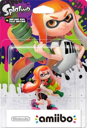 Nintendo Amiibo Splatoon Inkling Girl Neon-Pink