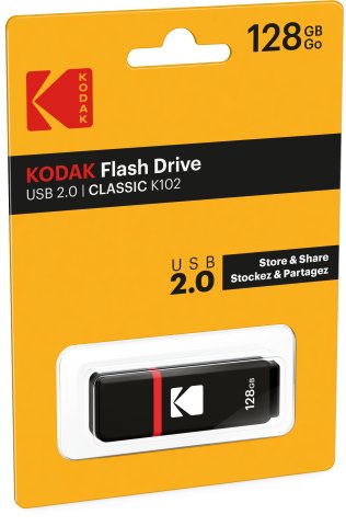 Pendrive Kodak K102 128gb Usb-A 2.0 Negro