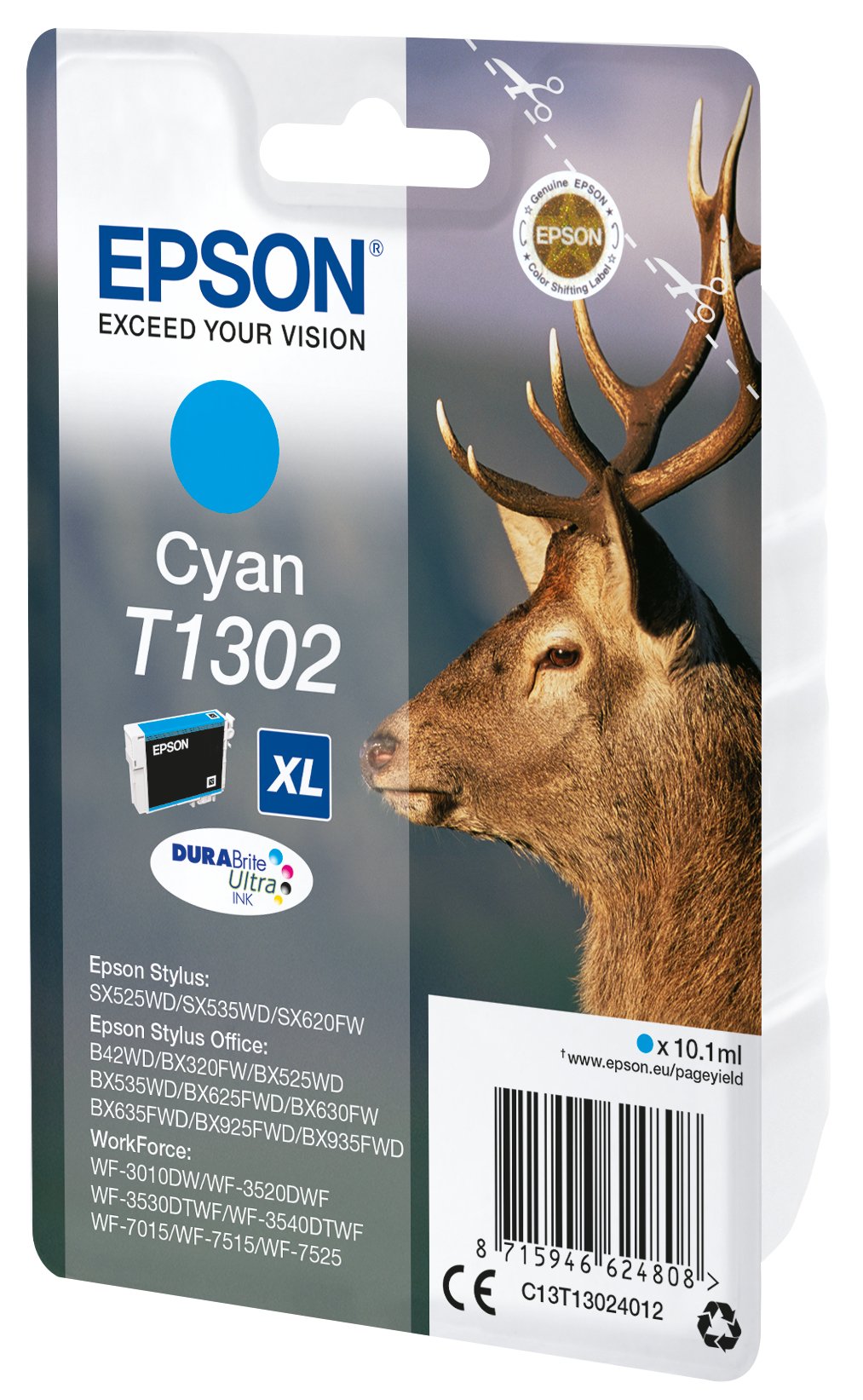 EAN 8715946624815 - Epson Stag T1302 cartucho de tinta 1 pieza(s) Original imagen 1