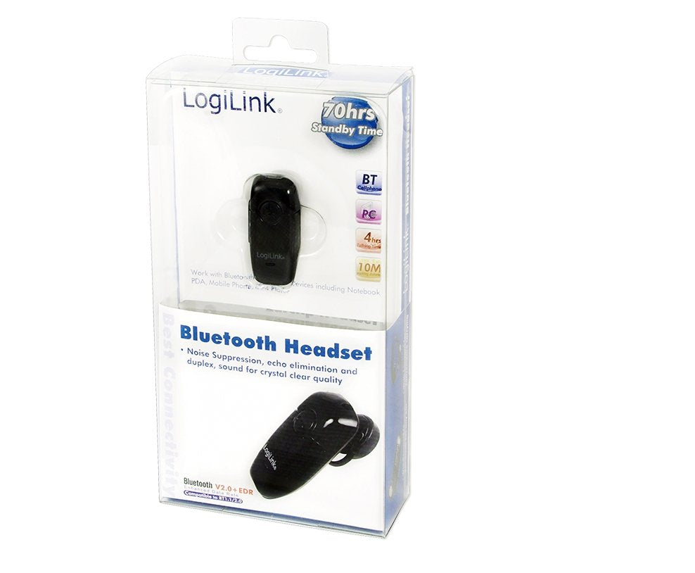 Logilink Headset Bluetooth V2.0 Usb Earclip