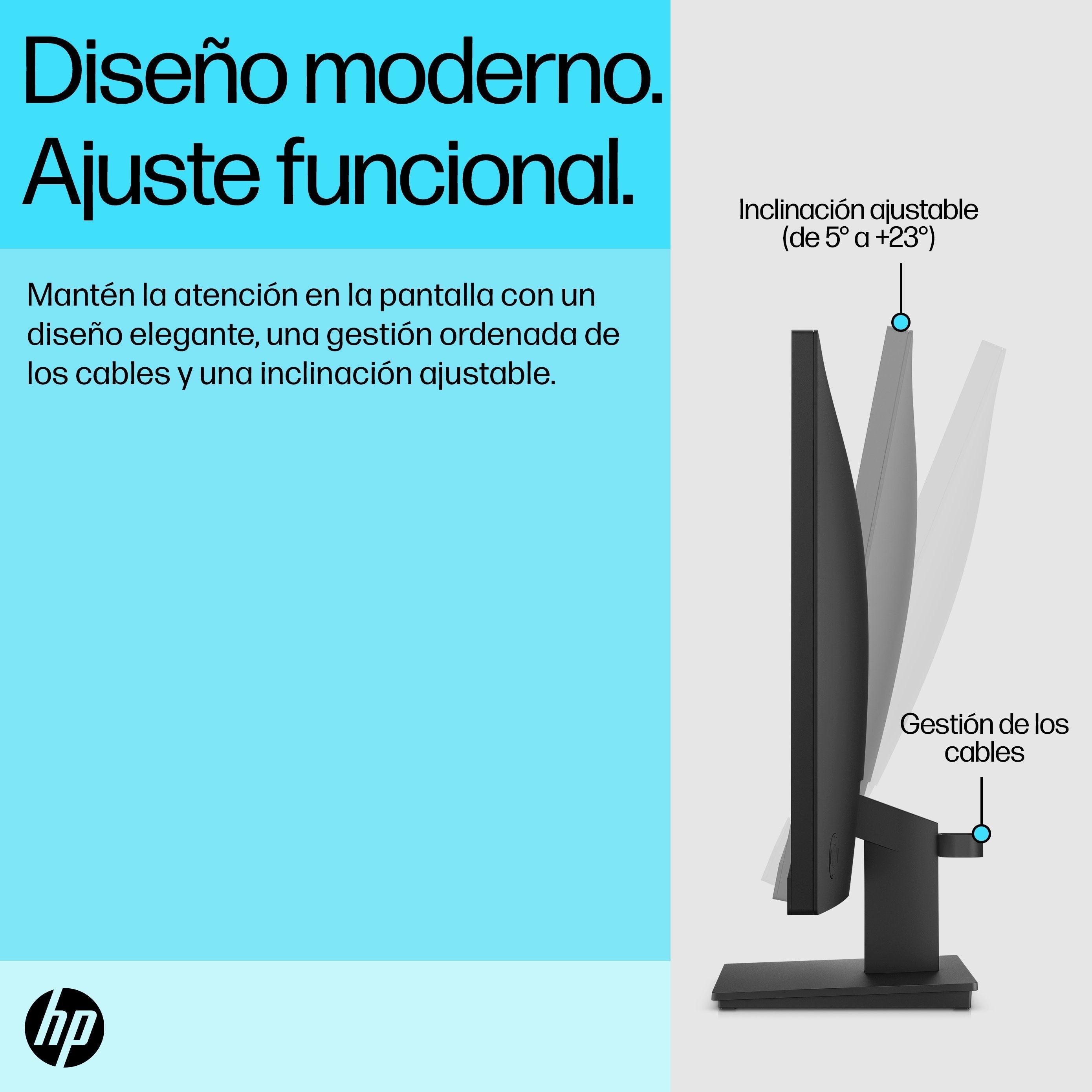 EAN 0196548130177 - HP P24v G5 FHD Monitor pantalla para PC 60,5 cm (23.8") 1920 x 1080 Pixeles Full HD LCD Negro imagen 14
