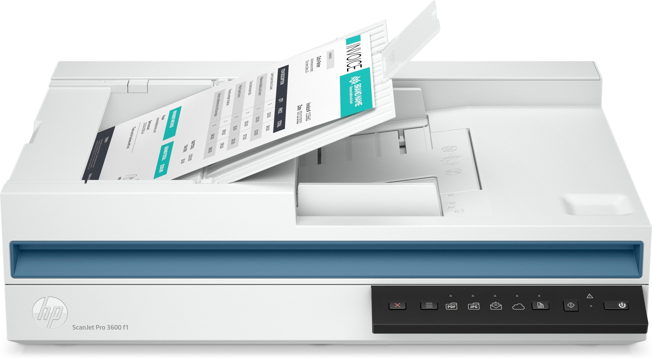 Escáner Documental Hp Scanjet Pro 3600 F1 Con Alimentador De Documentos Adf Doble Cara