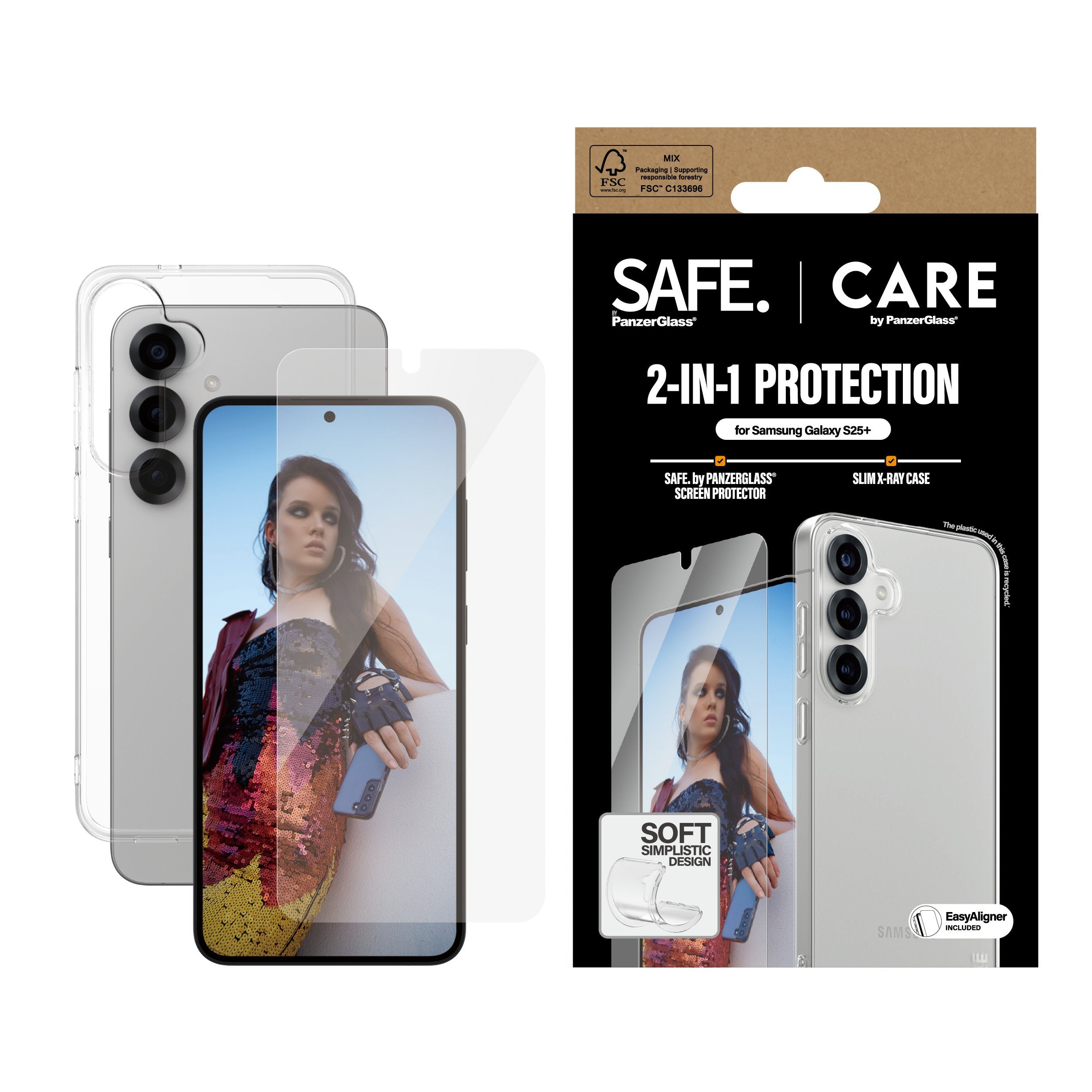 EAN 5715685016073 - PanzerGlass CARE™ by ® 2-in-1 Bundle Samsung Galaxy S25+ Protector de pantalla 1 pieza(s) imagen 2