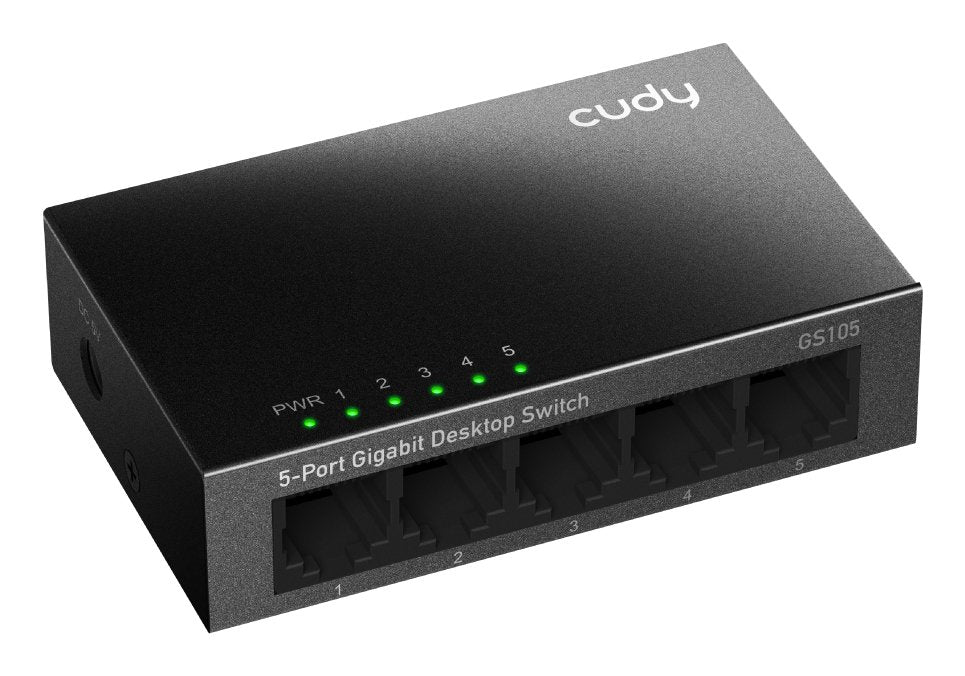 EAN 6971690790431 - Cudy GS105 switch Gigabit Ethernet (10/100/1000) Negro imagen 3