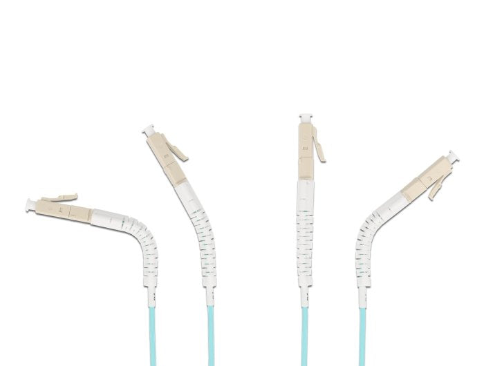 Delock Lwl Cable Lc Duplex A Lc Duplex Multimode Om3 Winkelbar 2 M