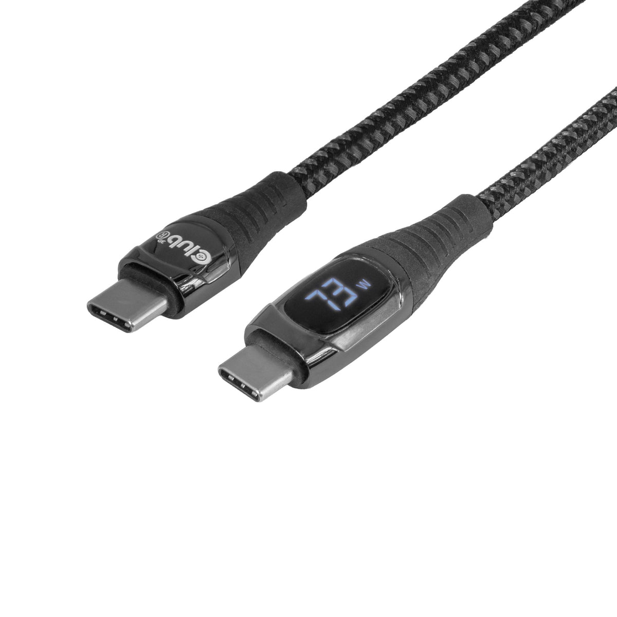 Club3d Usb-C Sicherheitsladekabel 240w 2m Lade-Display M/M Retail