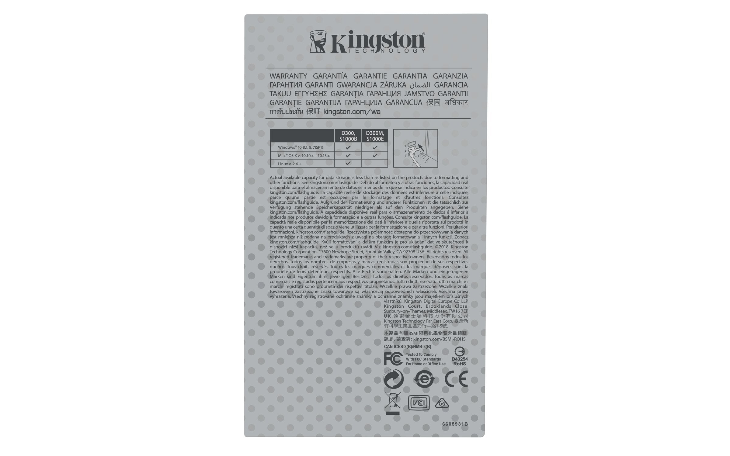 EAN 0740617255003 - Kingston Technology IronKey S1000 unidad flash USB USB tipo A 3.2 Gen 1 (3.1 Gen 1) Plata imagen 7