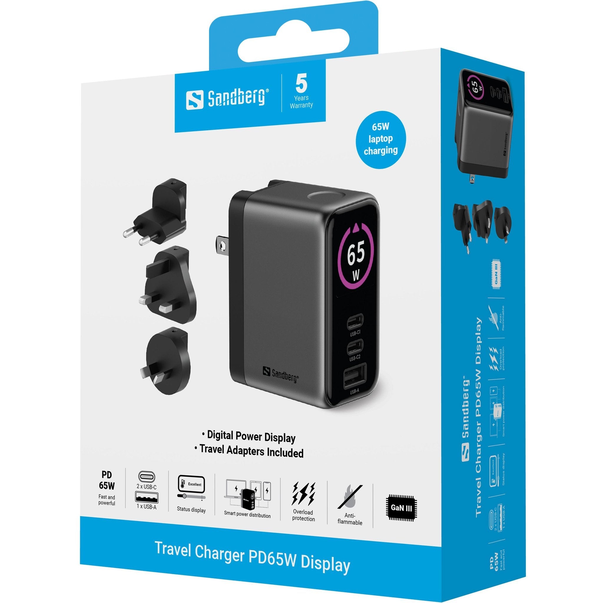 Travel Charger Pd65w Display