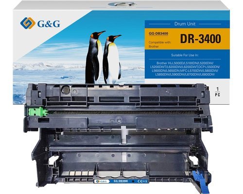 G&G Tambor Compatible Con Brother Dr-3400