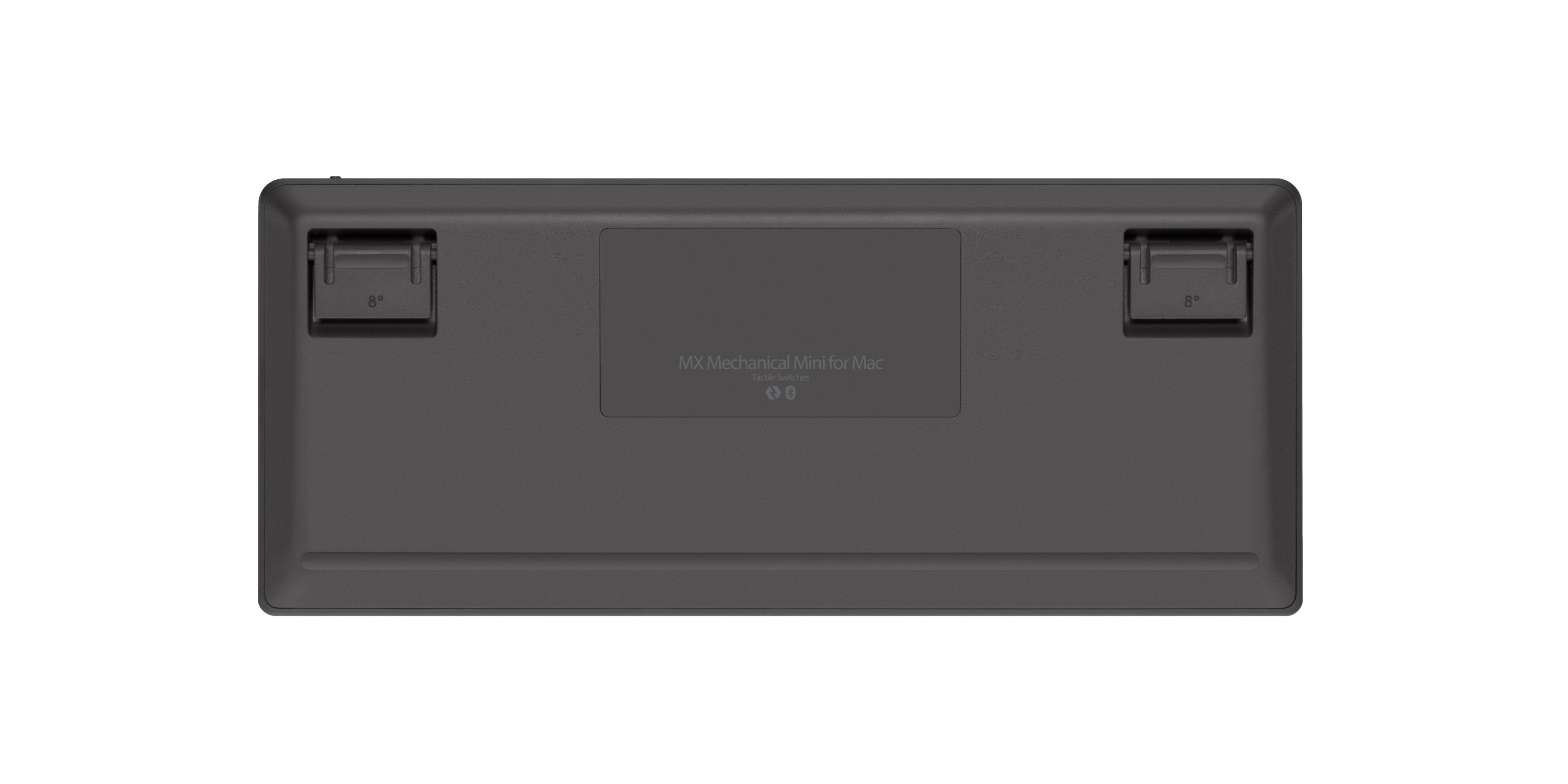 Logitech Mx Mini Mechanical For Mac Teclado Bluetooth Qwerty Internacional De Ee.Uu. Grafito, Gris