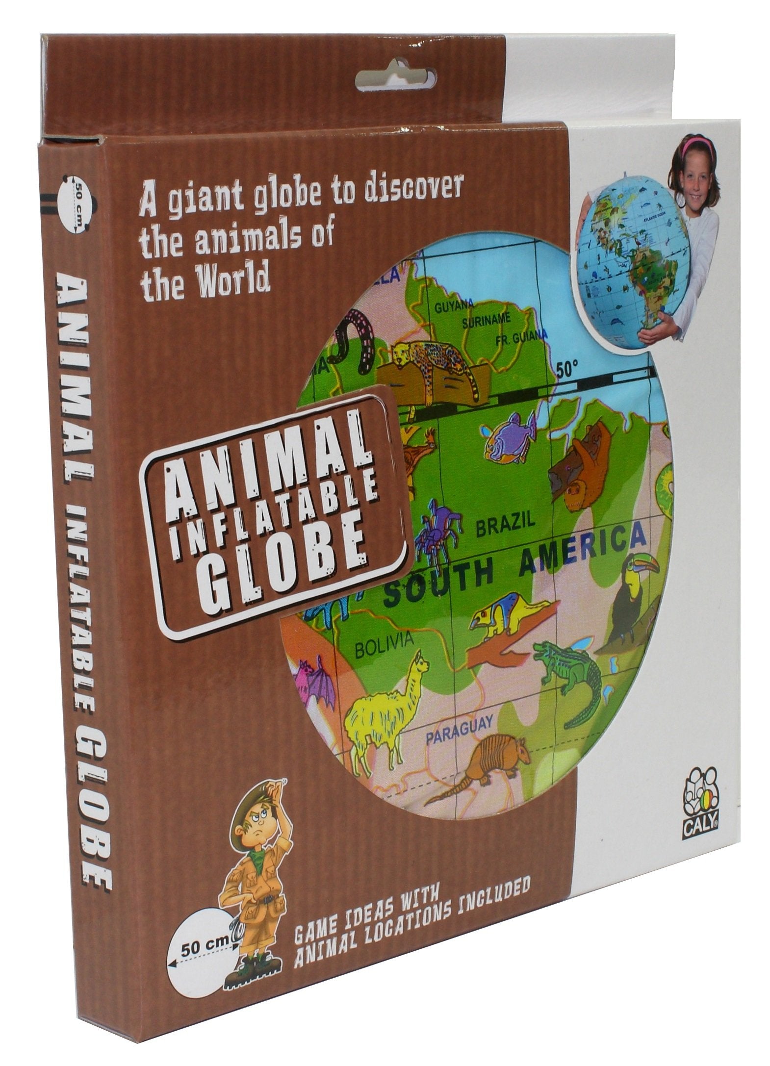 Pilka Caly Globus 50 Cm - Zwierzeta